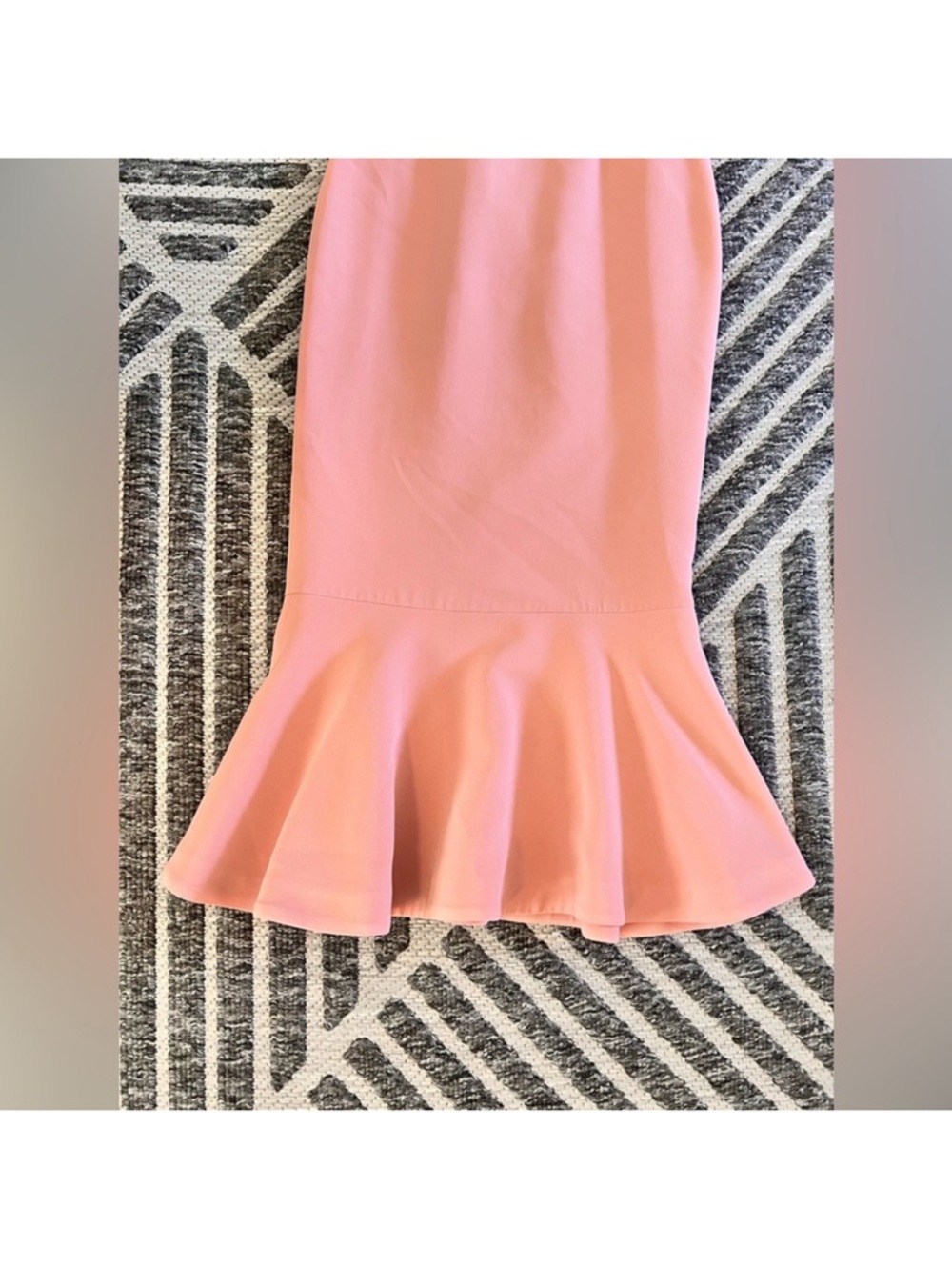 Cinq A Sept Luna Sz 0 Strapless Pink Midi Wedding Semi Formal Party Dress - Picture 6 of 9
